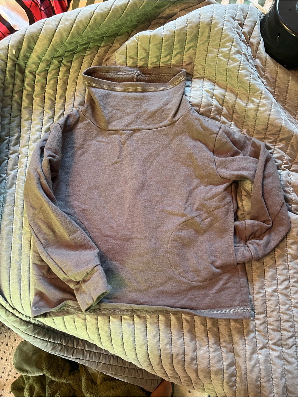 Kids cowlneck mabo sweater - Gray